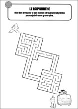 Labyrinthe &agrave; imprimer