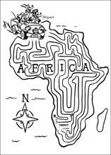 Labyrinthe &agrave; imprimer