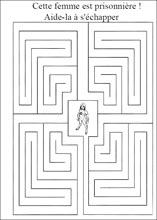 Labyrinthe &agrave; imprimer