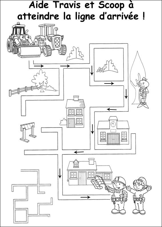 solution du Labyrinthe � imprimer