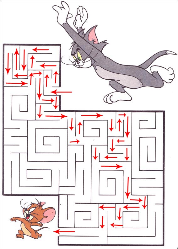 solution du Labyrinthe � imprimer