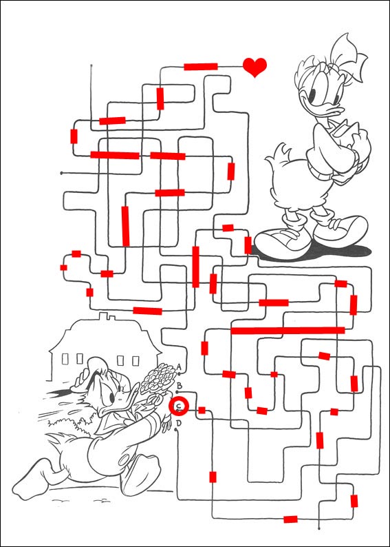 solution du Labyrinthe � imprimer