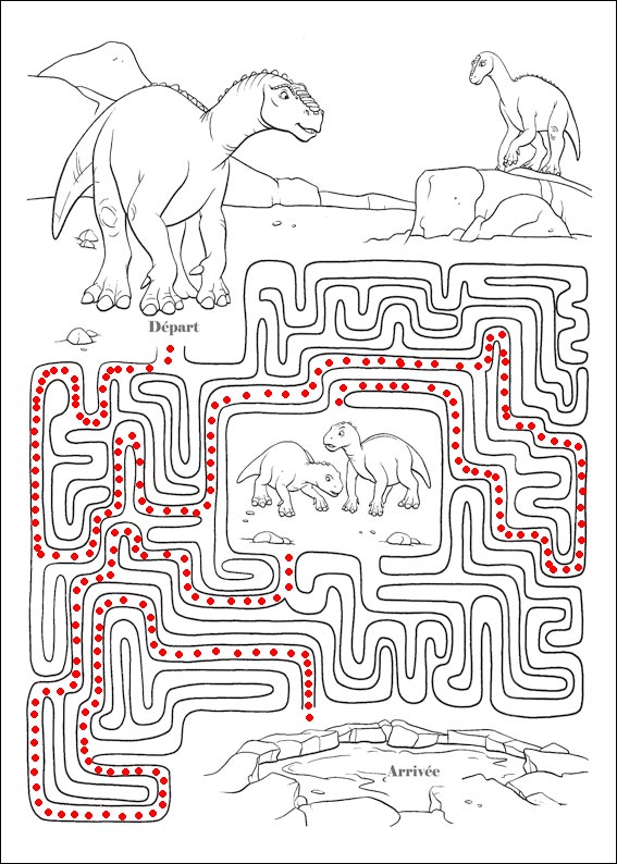 solution du Labyrinthe � imprimer