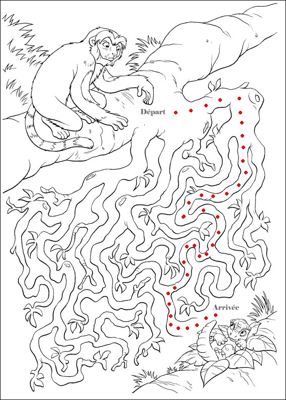 solution du Labyrinthe � imprimer