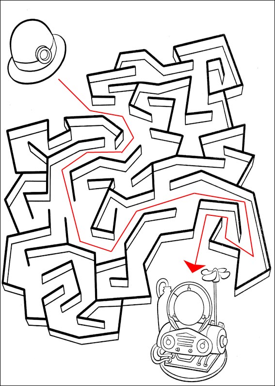 solution du Labyrinthe � imprimer