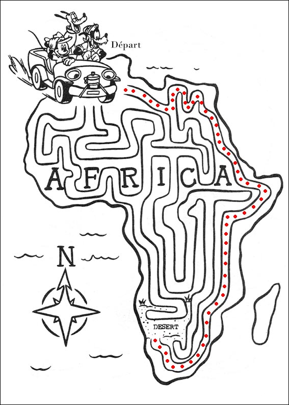 solution du Labyrinthe � imprimer