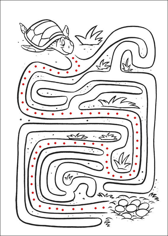 solution du Labyrinthe � imprimer