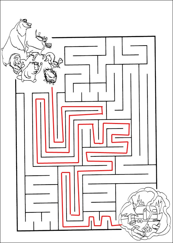 solution du Labyrinthe � imprimer