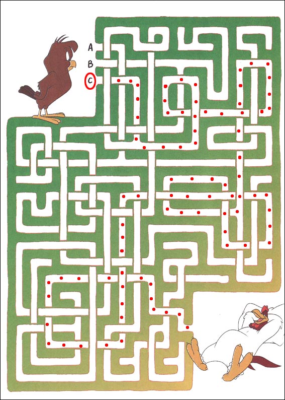 solution du Labyrinthe � imprimer