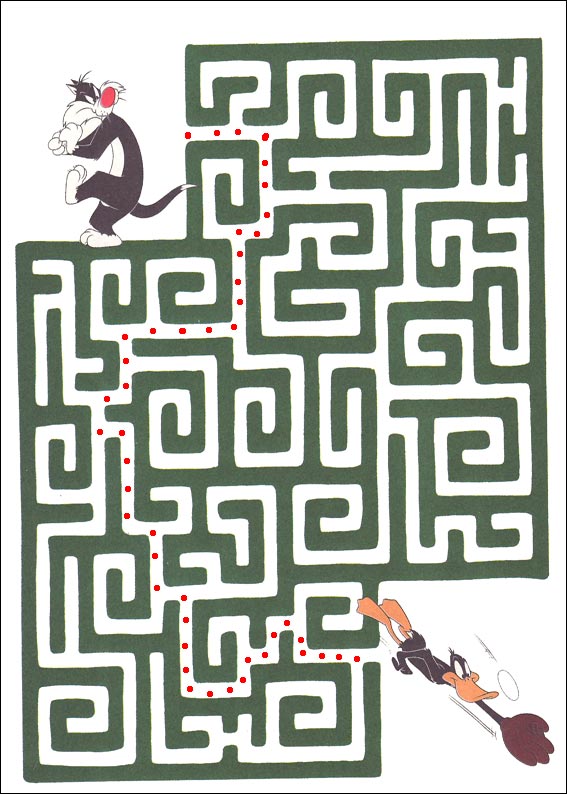 solution du Labyrinthe � imprimer