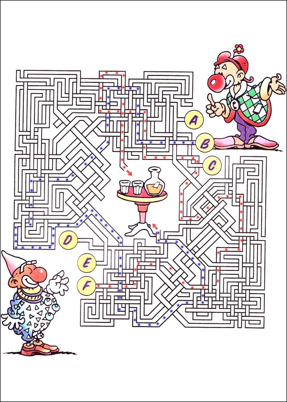 solution du Labyrinthe � imprimer