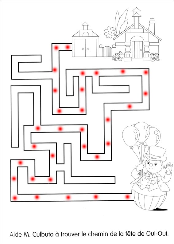 solution du Labyrinthe � imprimer