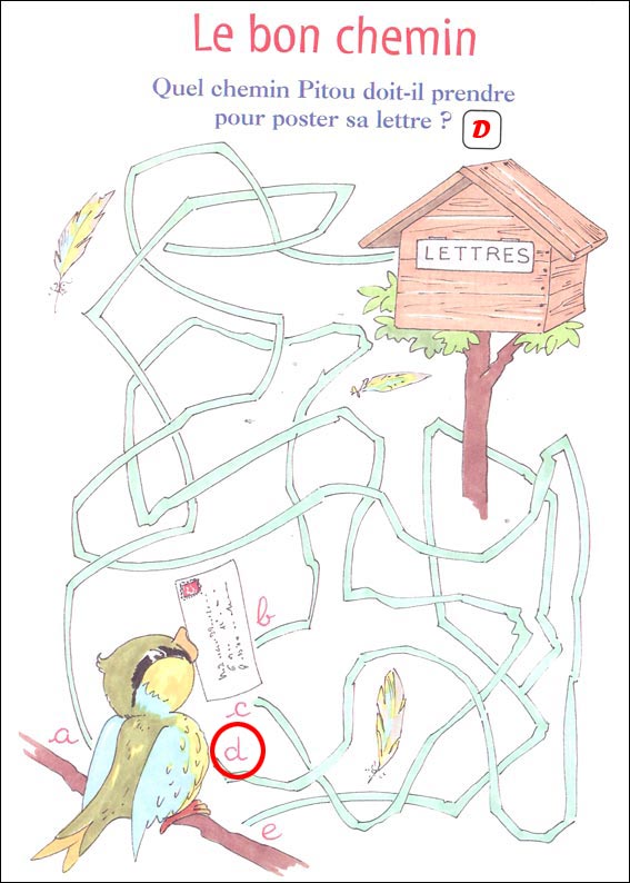 solution du Labyrinthe � imprimer
