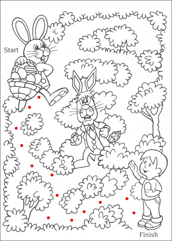 solution du Labyrinthe � imprimer