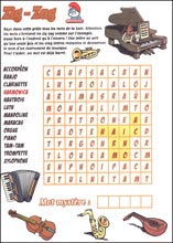 Mot myst&egrave;re &agrave; imprimer