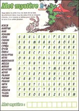 Mot myst&egrave;re &agrave; imprimer