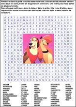 Mot myst&egrave;re &agrave; imprimer