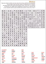 Mot myst&egrave;re &agrave; imprimer
