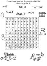 Mot myst&egrave;re &agrave; imprimer