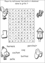 Mot myst&egrave;re &agrave; imprimer