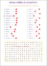 Mot myst&egrave;re &agrave; imprimer