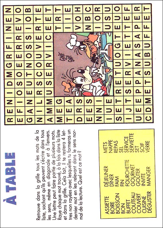 Jeu du mot myst&egrave;re &agrave; imprimer