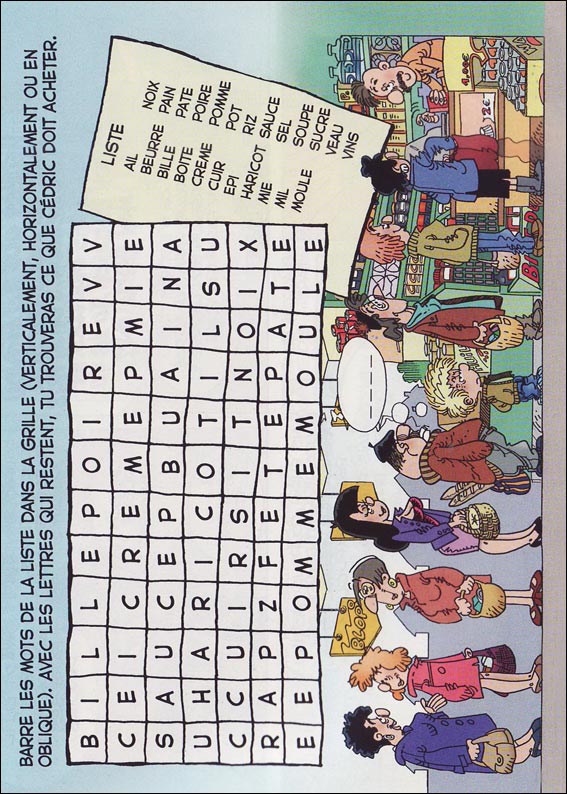 Jeu du mot myst&egrave;re &agrave; imprimer