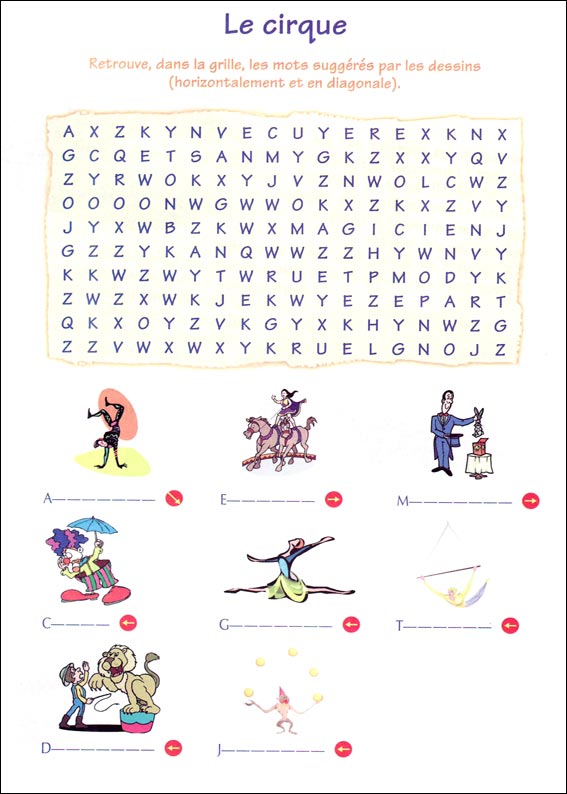 Jeu du mot myst&egrave;re &agrave; imprimer