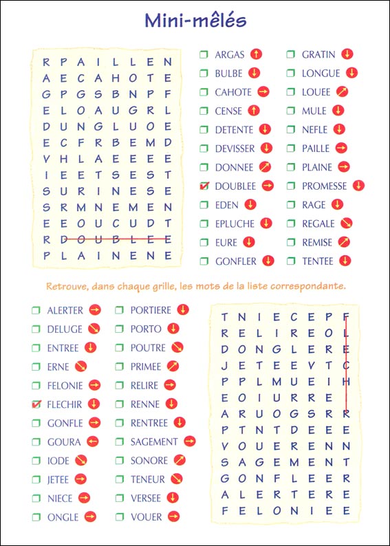 Jeu du mot myst&egrave;re &agrave; imprimer