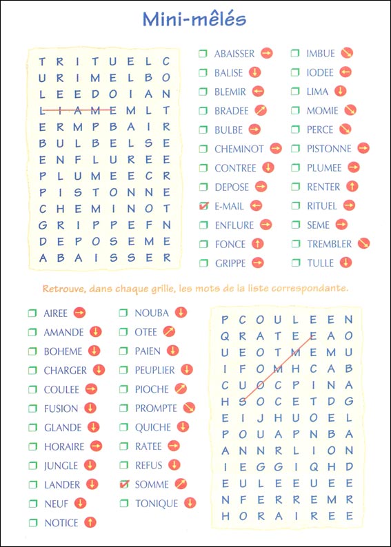 Jeu du mot myst&egrave;re &agrave; imprimer