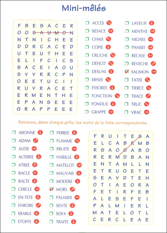 Jeu du mot myst&egrave;re &agrave; imprimer