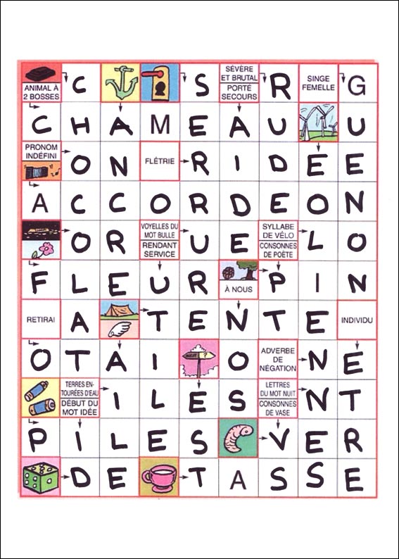 solution des Mots fl�ch�s