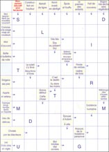 Mots fl&eacute;ch&eacute;s &agrave; imprimer