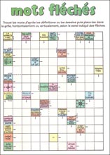Mots fl&eacute;ch&eacute;s &agrave; imprimer