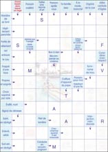 Mots fl&eacute;ch&eacute;s &agrave; imprimer