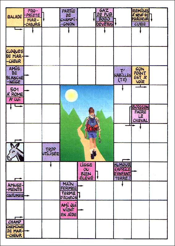 Mots fl&eacute;ch&eacute;s &agrave; imprimer