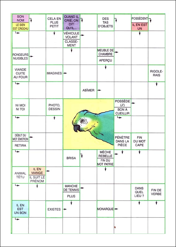 Mots fl&eacute;ch&eacute;s &agrave; imprimer
