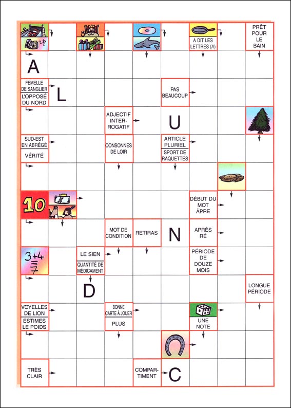 Mots fl&eacute;ch&eacute;s &agrave; imprimer