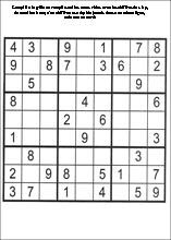 Sudoku � imprimer