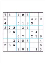 Sudoku &agrave; imprimer