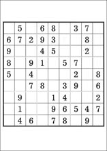 Sudoku &agrave; imprimer