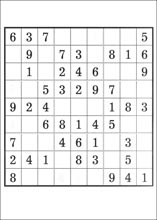 Sudoku &agrave; imprimer