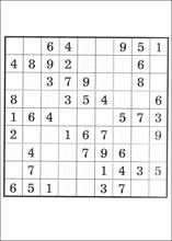 Sudoku &agrave; imprimer