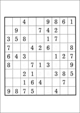 Sudoku &agrave; imprimer