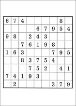 Sudoku &agrave; imprimer