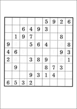 Sudoku &agrave; imprimer