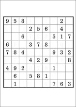 Sudoku &agrave; imprimer