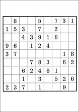 Sudoku &agrave; imprimer