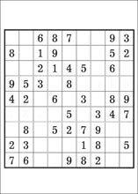 Sudoku &agrave; imprimer