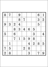 Sudoku &agrave; imprimer